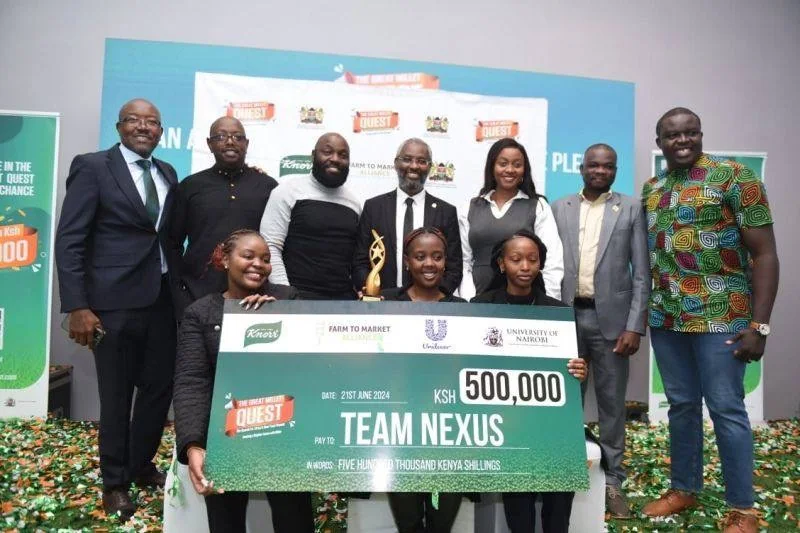 Team Nexus at an awards presentation
